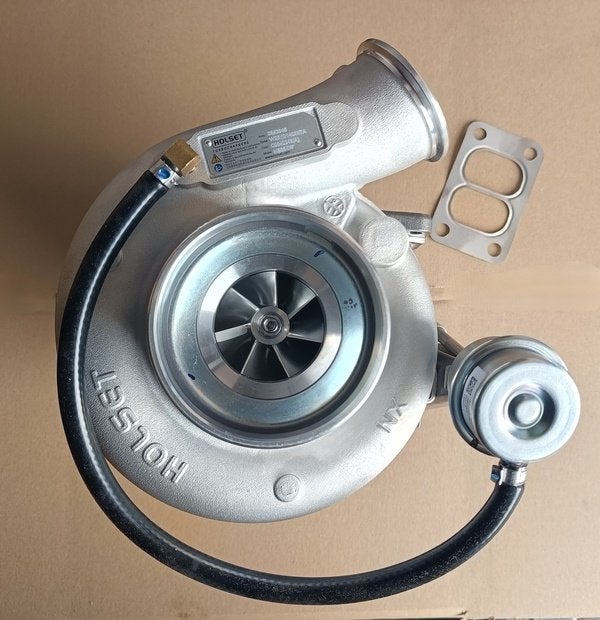 New Turbocharger Holset HE351W T3 8cm twin V-band billet US, Motoren, Tuning en Styling, Ophalen of Verzenden
