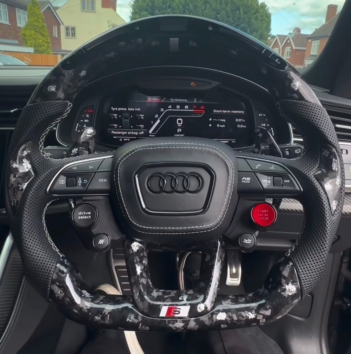 ACTIE!!! Audi Custom Stuur - Carbon Fiber & Leder, Verzenden, Hemelstudio, Info@hemelstudio.com, 7821ce