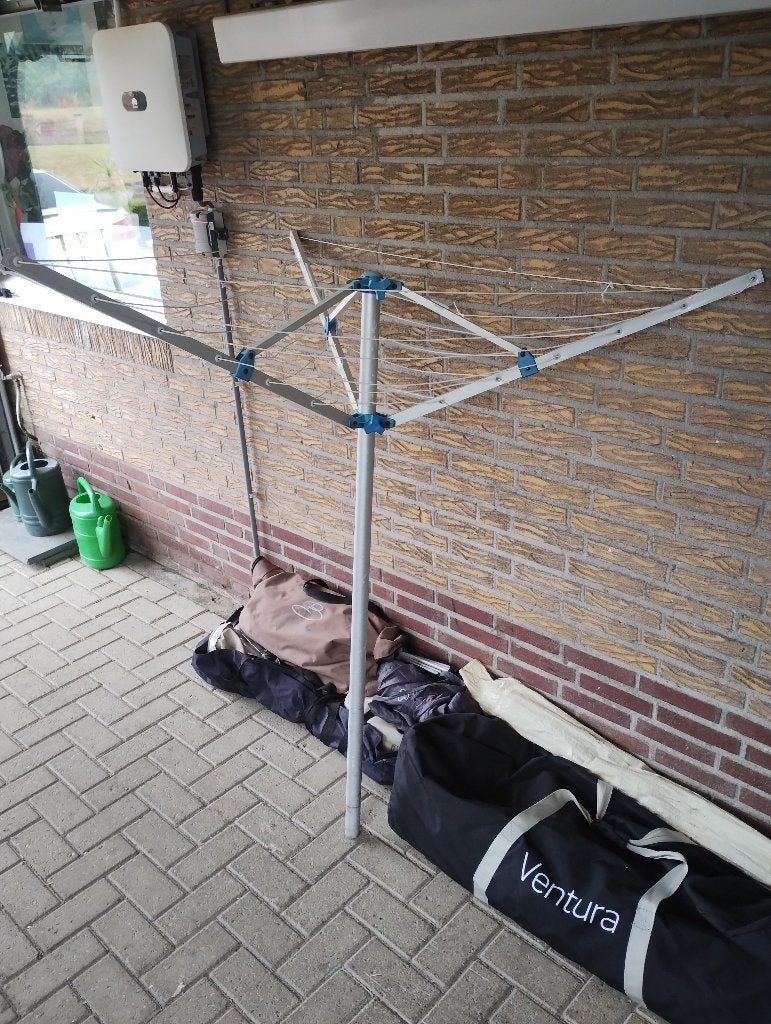 Camping Wasmolen met voet, Caravans en Kamperen, Ophalen, Gebruikt