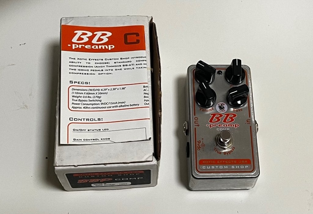 Xotic Custom Shop BB Preamp Comp, Ophalen, Gebruikt, Distortion, Overdrive of Fuzz