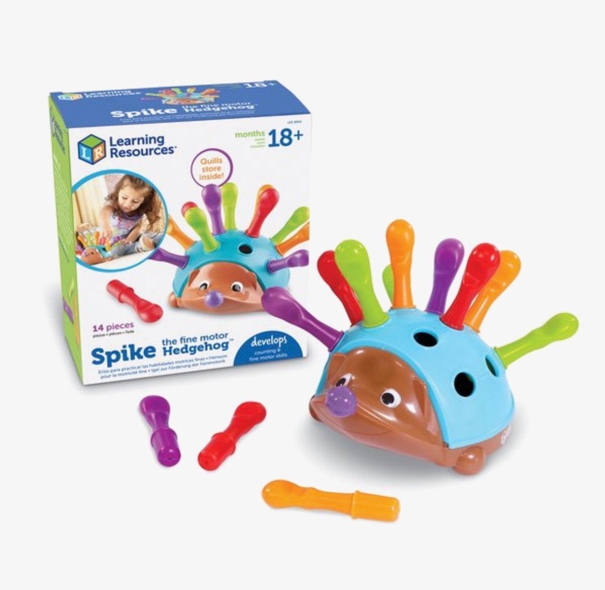 Fijne motoriek egel speelgoed met doos, Ophalen of Verzenden, Zo goed als nieuw, Ontdekken