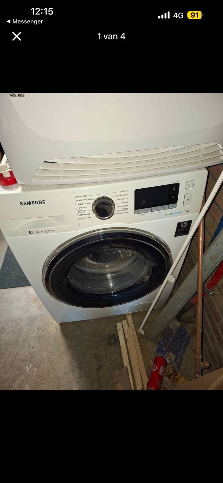 Te koop samsung wasmachine, Ophalen, Zo goed als nieuw, 85 tot 90 cm, 1200 tot 1600 toeren