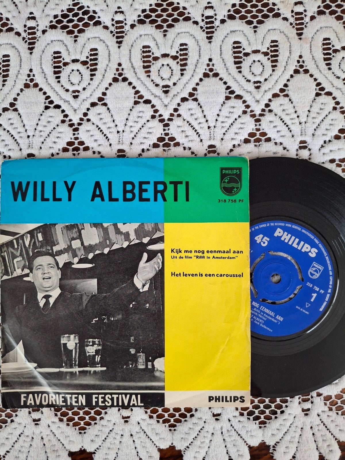 Willy Alberti - Kijk me nog eenmaal aan., Ophalen of Verzenden, Gebruikt, Overige formaten, Levenslied of Smartlap