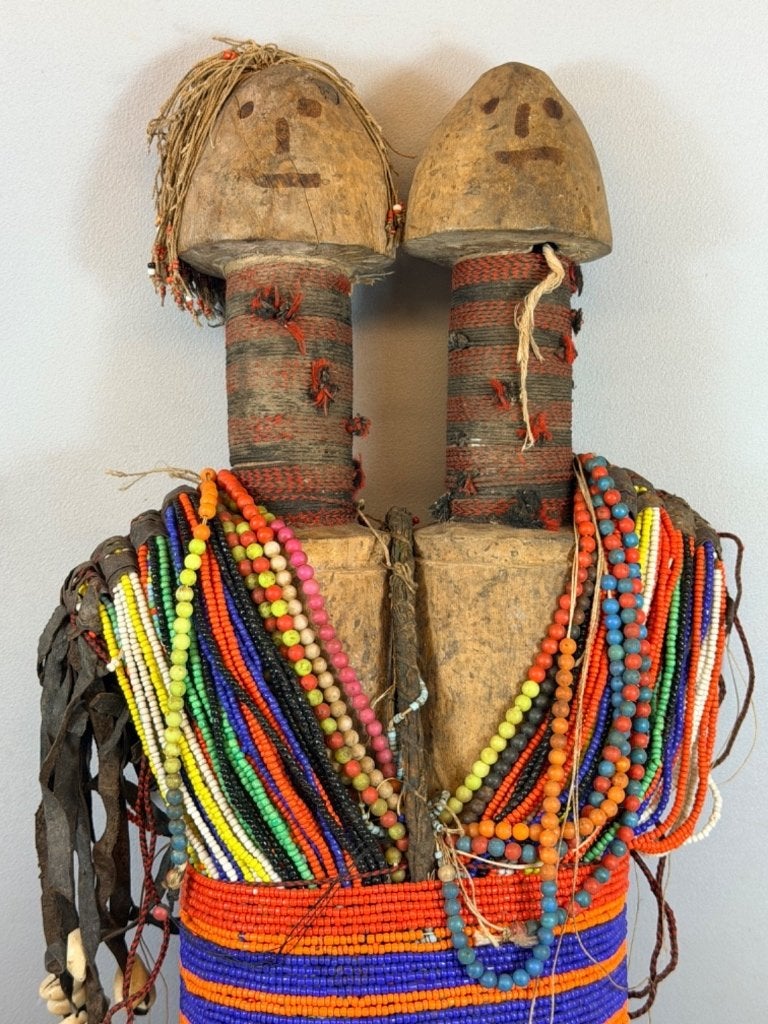 260619 Zeldzaam Afrikaans Namchi pop uit Cameroon., Ophalen of Verzenden