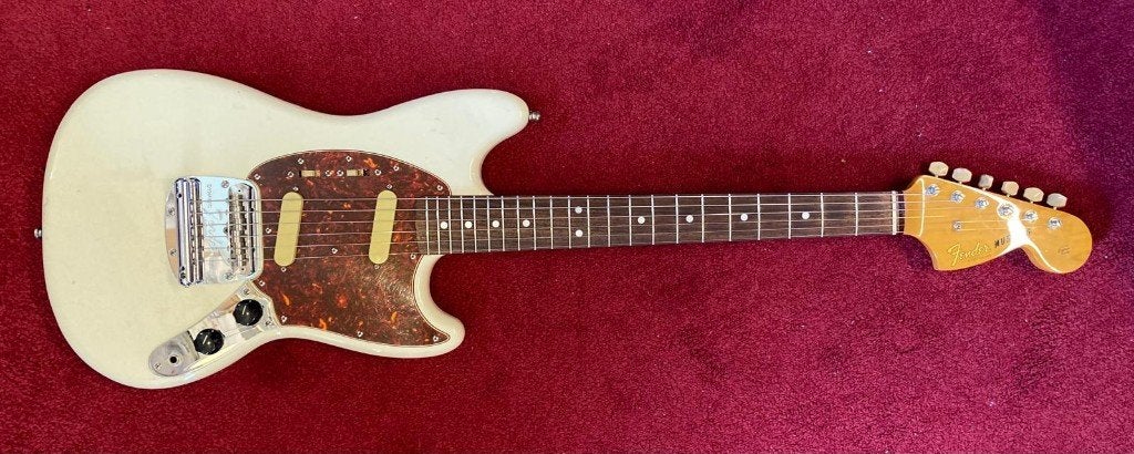 Fender Mustang 1995, Ophalen of Verzenden, Gebruikt, Gitaar, Minder dan 50 watt