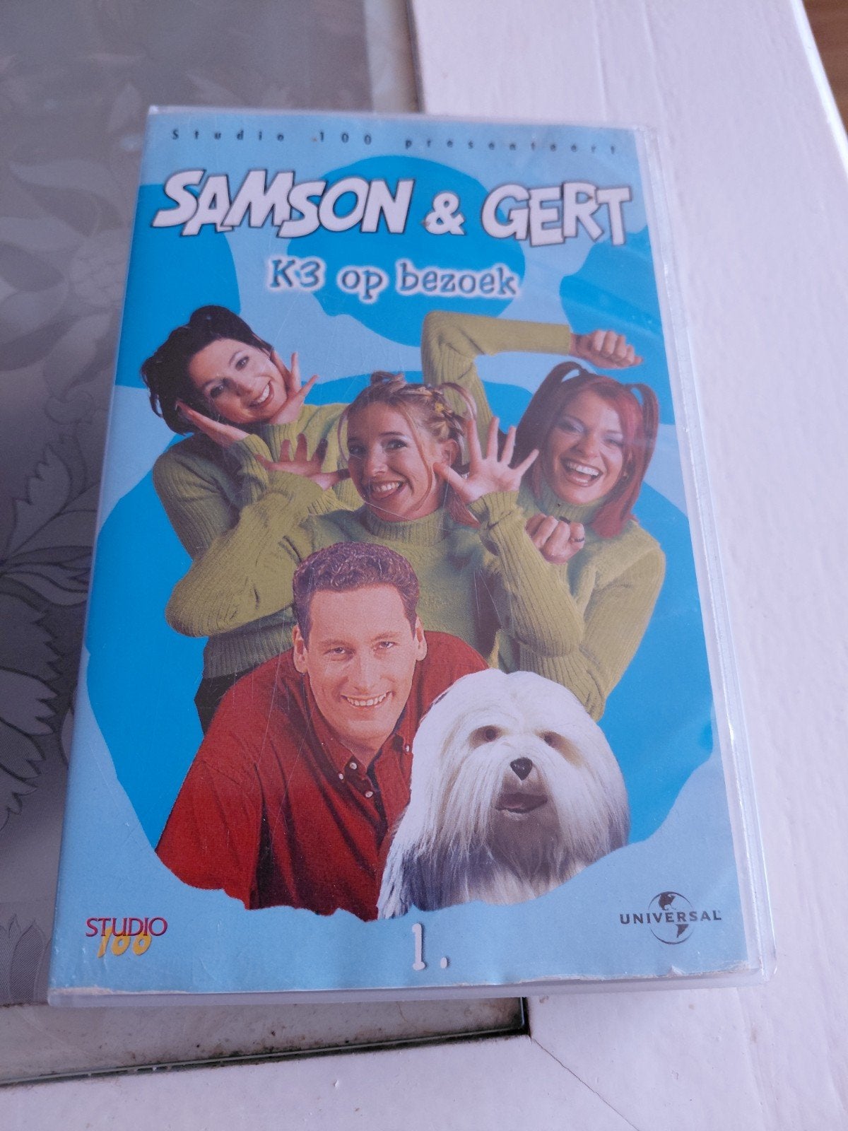 Samson & Gert: K3 op bezoek videoband. Studio 100., Ophalen of Verzenden, Gebruikt, Kinderprogramma of -film, VHS