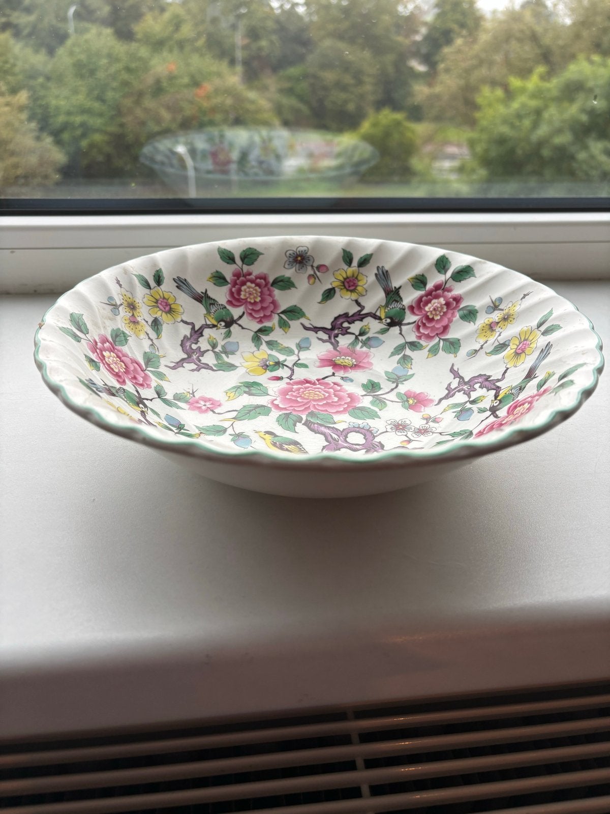 Old Foley James Kent Ltd Chinese Rose Schaal, Ophalen of Verzenden