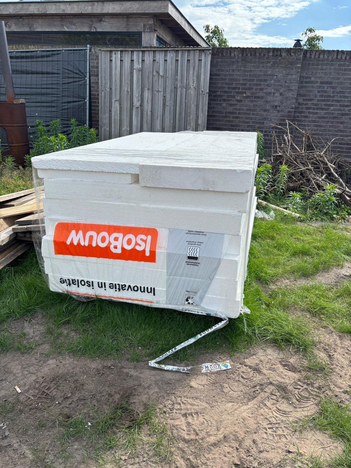 EPS 100 Isolatieplaten Isobouw Piepschuim (Tempex), Doe-het-zelf en Verbouw, Isolatie en Afdichting, Ophalen, 10 tot 15 m², Nieuw