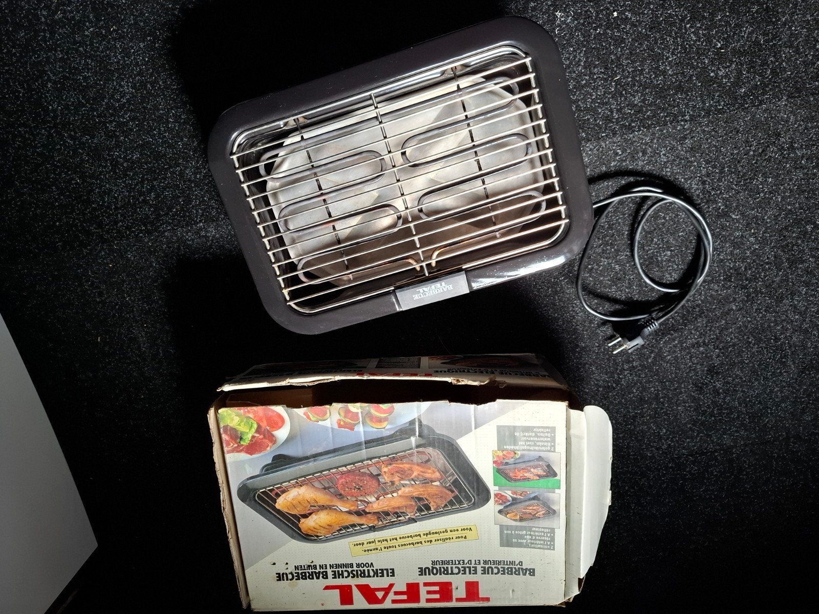 Tefal Barbecue, elektrisch!, Ophalen of Verzenden, Zo goed als nieuw