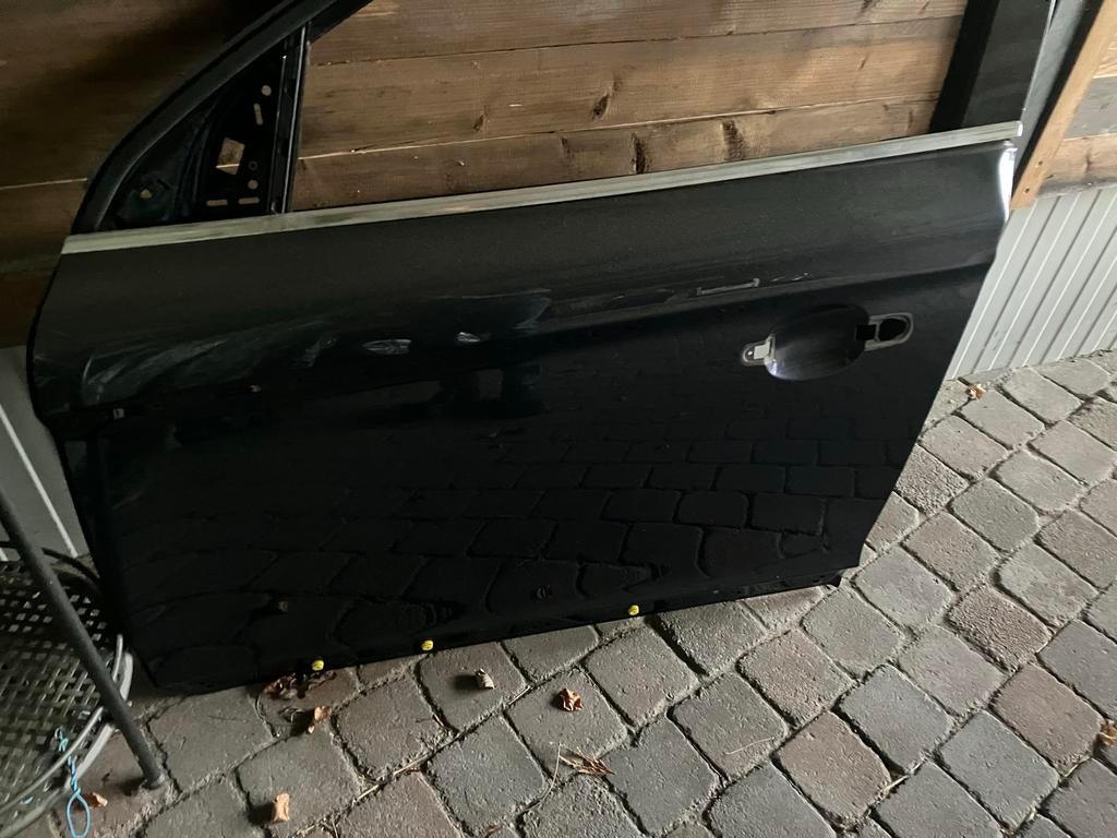 Volvo XC60 Deur - blauw, Gebruikt (Lichte Schade), Ophalen, Gebruikt, Deur, Links