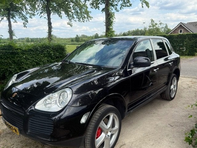 Porsche Cayenne Turbo, Auto's, Porsche, Automaat, Cayenne, Lederen bekleding, Zwart