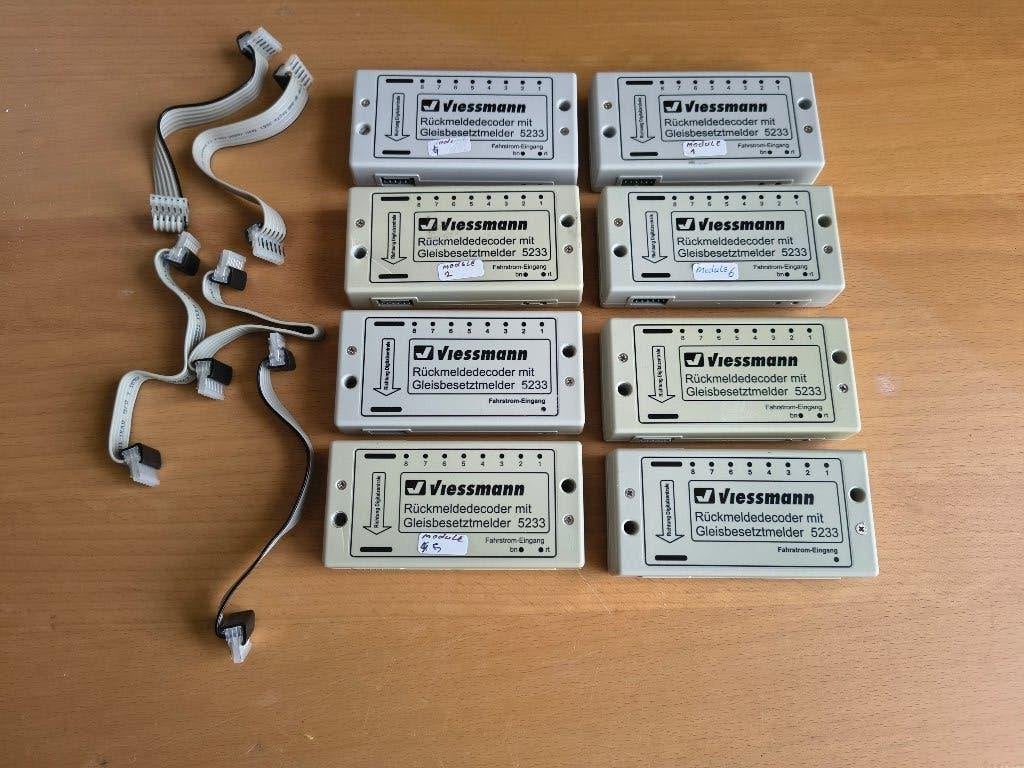 Viesmann 5233 terugmelders, Overige merken, Gebruikt, Gelijkstroom, Overige typen