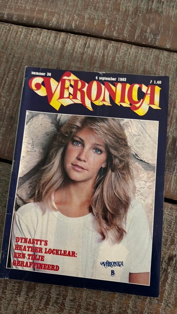 Veronica gids 1982 Heather Locklear, Ophalen of Verzenden, Zo goed als nieuw, Muziek, Film of Tv