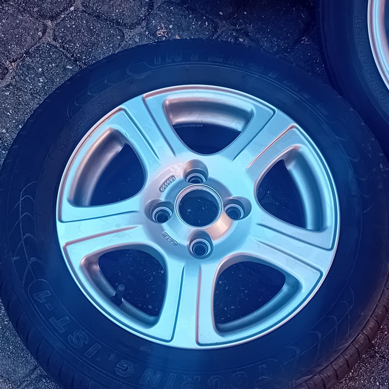 Aluminium velgen met redelijke banden €175,-, Auto-onderdelen, Banden en Velgen, Ophalen, 14 inch, Gebruikt, 175 mm