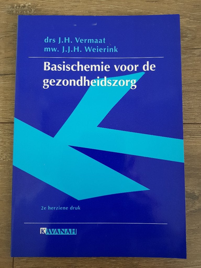 Boek : Basischemie voor de gezondheidszorg (incl. cd), Zo goed als nieuw, Drs. J.H. Vermaat / mw. J.J.H. Weierink, Beta, HBO
