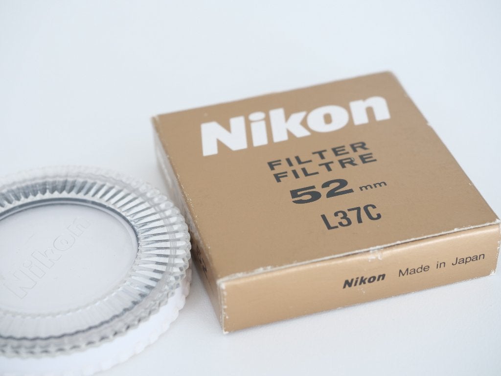 Nikon L37c 52 / 52mm UV-filter, ovp, Gebruikt, UV-filter, Ophalen of Verzenden, Multi-coating