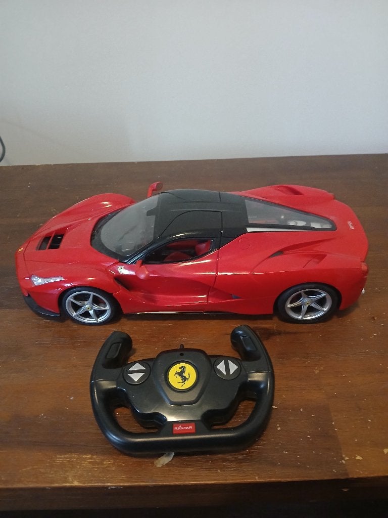 Ferarri speelgoed auto, Ophalen of Verzenden, Zo goed als nieuw, Afstandsbediening