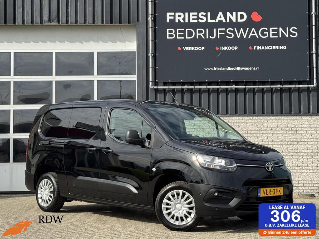 Toyota PROACE CITY 1.2 Turbo Professional Long L2 Carplay/Ca, Gebruikt, 1199 cc, Parkeersensor, Zwart