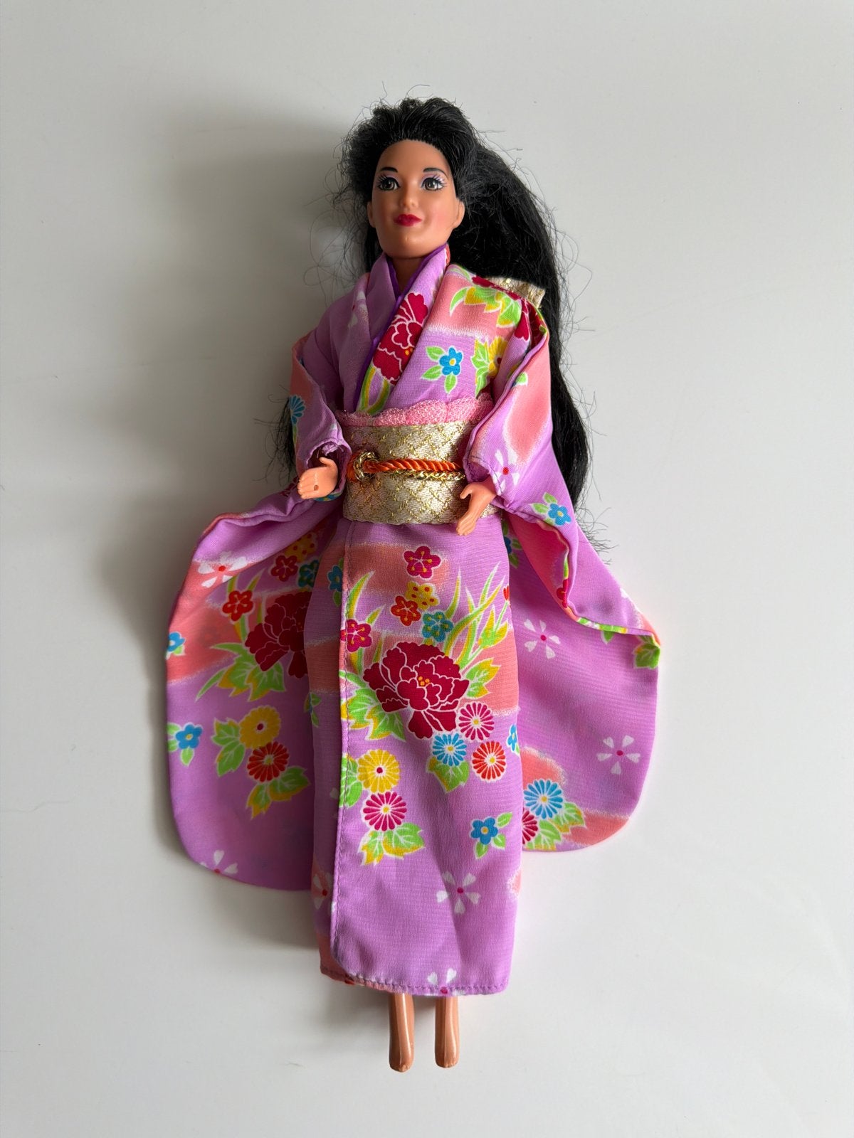 1995 Mattel "Dolls of the World" Japanse Barbie Kimono, Ophalen of Verzenden, Gebruikt, Barbie