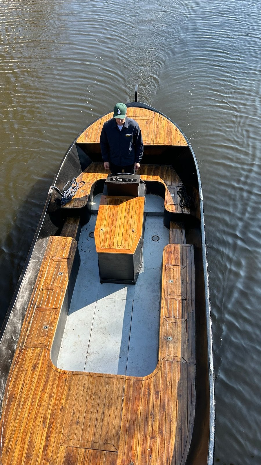 Elektrische Reddingssloep 8.5m met Econautic 8.5KW motor, Watersport en Boten, Ophalen, Gebruikt, Afdekzeil, Binnenboordmotor