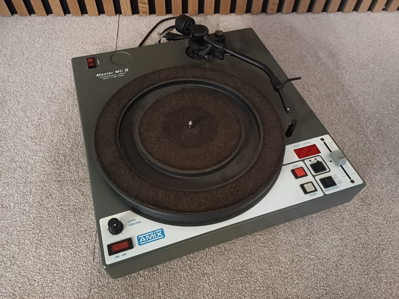 Amix Master MC II Professionele Direct Drive Platenspeler, Overige merken, Gebruikt, Pitch-regelaar, Ophalen of Verzenden