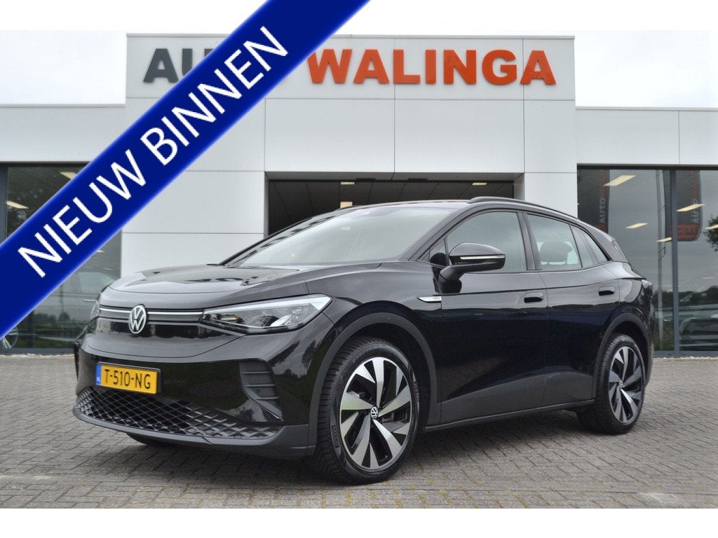 Volkswagen ID.4 Pro 77 kWh SOH 96% Stuur en Stoelverwarming, Auto's, Volkswagen, Automaat, Achterwielaandrijving, Gebruikt, Zwart