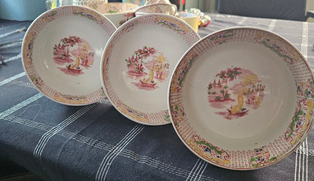 Antiek servies los, Ophalen of Verzenden