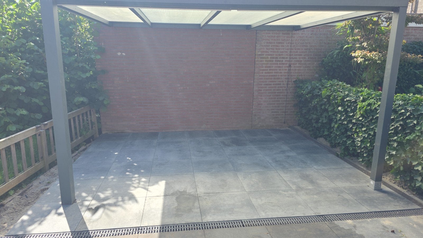 Excluton terrastegel 60x60 zwart-grijs, Ophalen, Nieuw