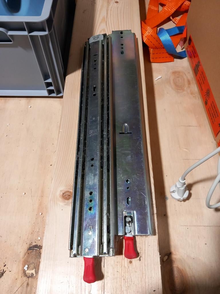 Zware ladegeleiders - Set van 2, Ophalen, Minder dan 50 cm, Gebruikt, 75 cm of meer