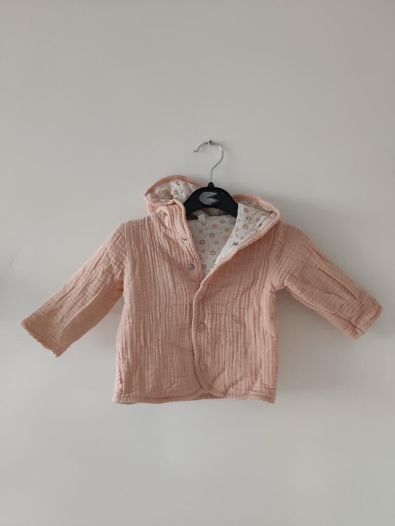Zeeman dik vestje jasje met capuchon 68 heel goed, Ophalen of Verzenden, Zo goed als nieuw, Meisje, Jasje