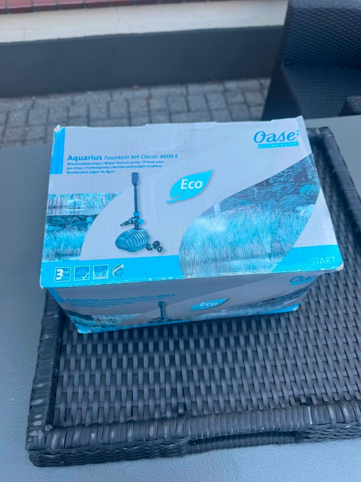 Oase Aquarius Fountain Set Classic 4000 E Fonteinpomp, Ophalen of Verzenden