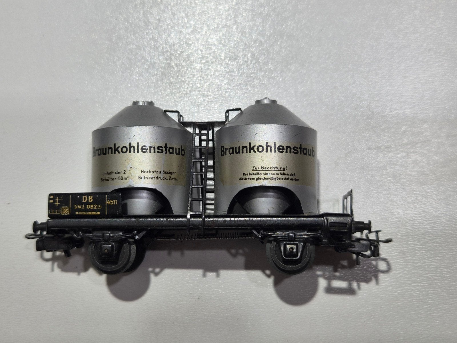 marklin braunkohlenstaub wagon 4511, Hobby en Vrije tijd, Ophalen of Verzenden, Wisselstroom, Wagon, Märklin