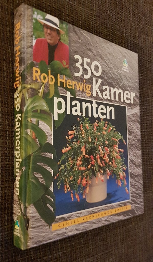 BOEK: 350 kamerplanten, Rob Herwig, hardcover, Boeken, Ophalen of Verzenden, Zo goed als nieuw, Rob Herwig, Kamerplanten