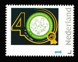 persoonlijke zegel 40 jaar Dodewero, kippen, konijnen, cavia, Postzegels en Munten, Ophalen of Verzenden, Na 1940, Postfris