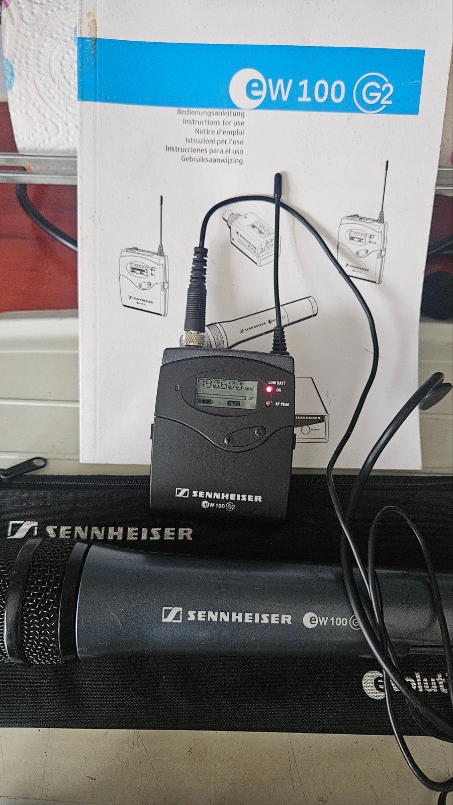 Foto 2 van Sennheiser EW 100 G2 Draadloos Microfoonsysteem