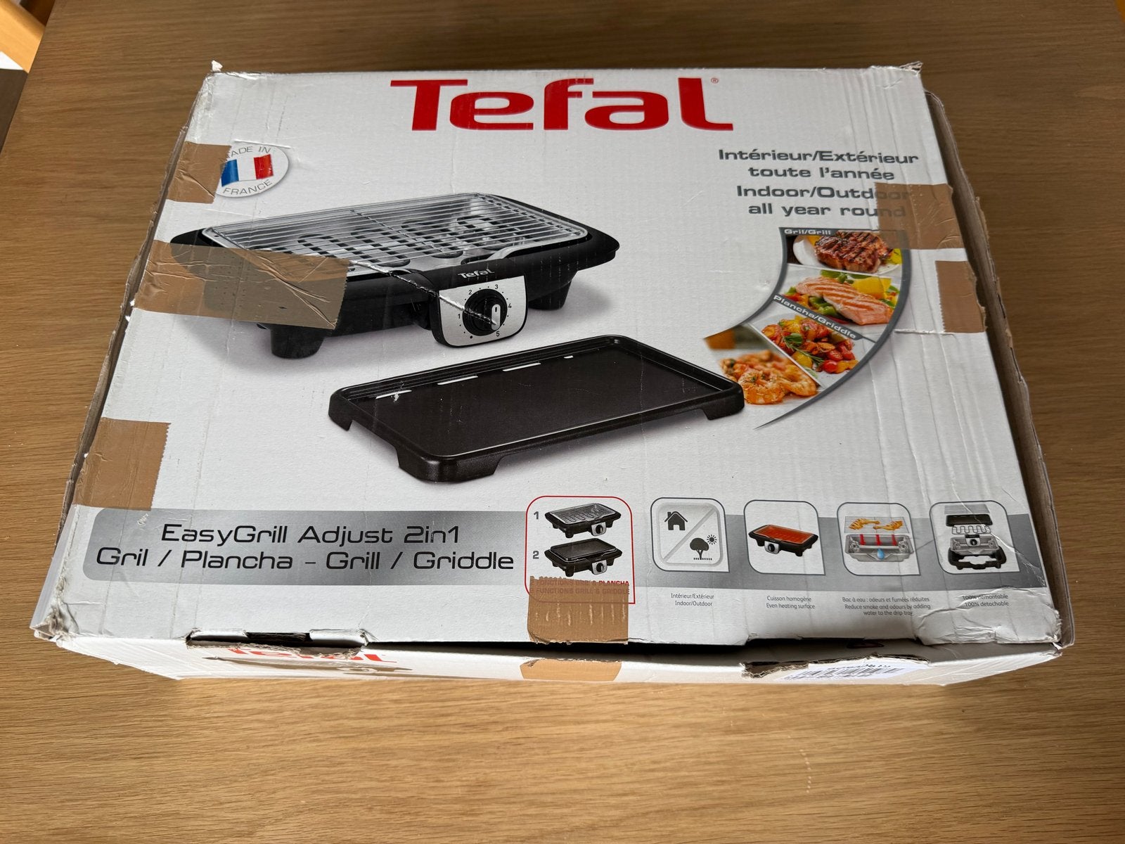 Tefal EasyGrill Adjust 2in1 Elektrische Barbecue Grill, Ophalen, Zo goed als nieuw