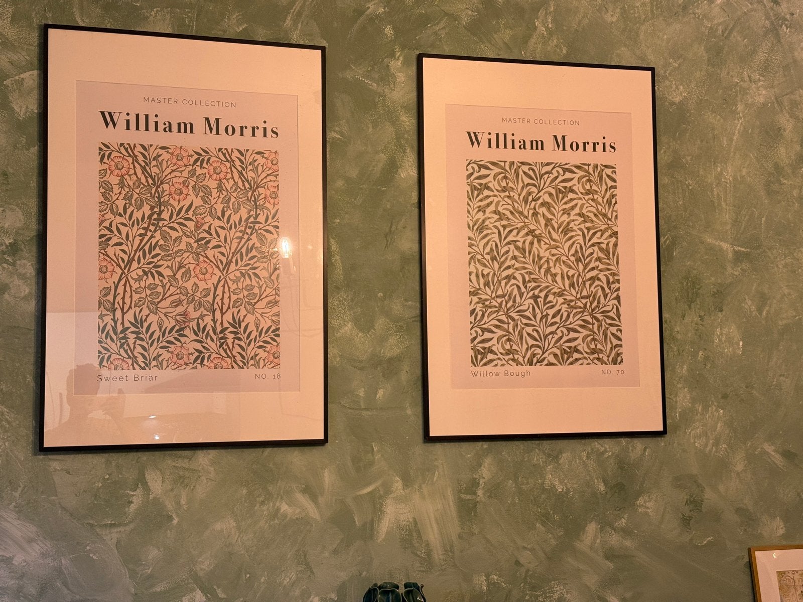 Poster lijsten 70x100 Set van 2 William Morris Prints, Huis en Inrichting, Ophalen, 50 – 75, Minder dan 50 cm, Oorspronkelijke maker