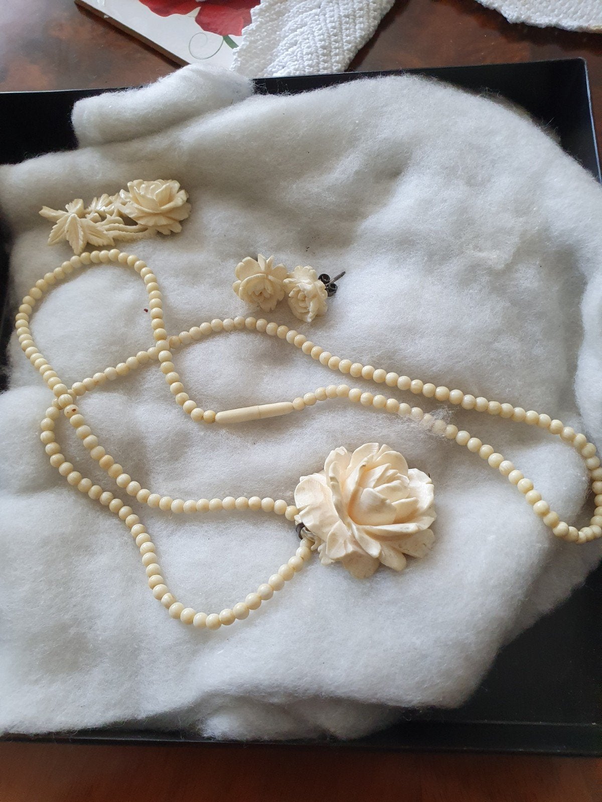 Oude natuur stenen ketting set, Sieraden, Tassen en Uiterlijk, Antieke sieraden, Ophalen of Verzenden, Overige materialen, Ketting