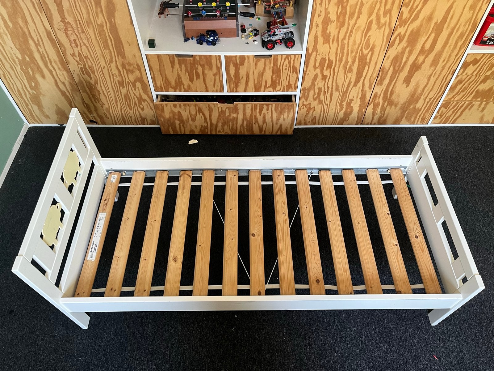 IKEA kinderbed met lattenbodem - 70x160 cm, Ophalen, Gebruikt, 70 tot 85 cm, 140 tot 160 cm
