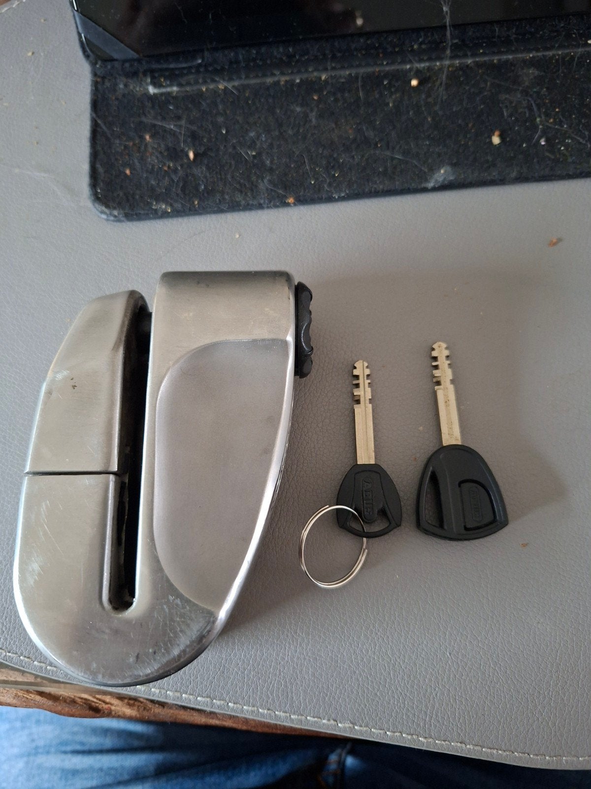 Abus Alarm Remschijf slot 2 x sleutels motor of scooters, Ophalen