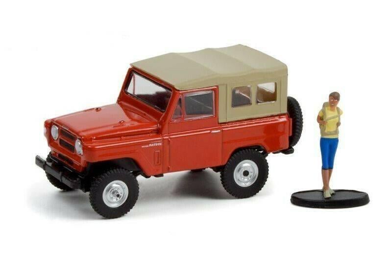 1975 Nissan Patrol with Backpacker van Greenlight 1/64, Ophalen of Verzenden, Nieuw, Auto