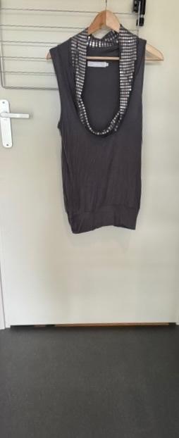 Zoi stijlvol mouwloos topje met sjaalkraag en vest, Kleding | Dames, Maat 38/40 (M), Ophalen of Verzenden, Zo goed als nieuw, Zoi