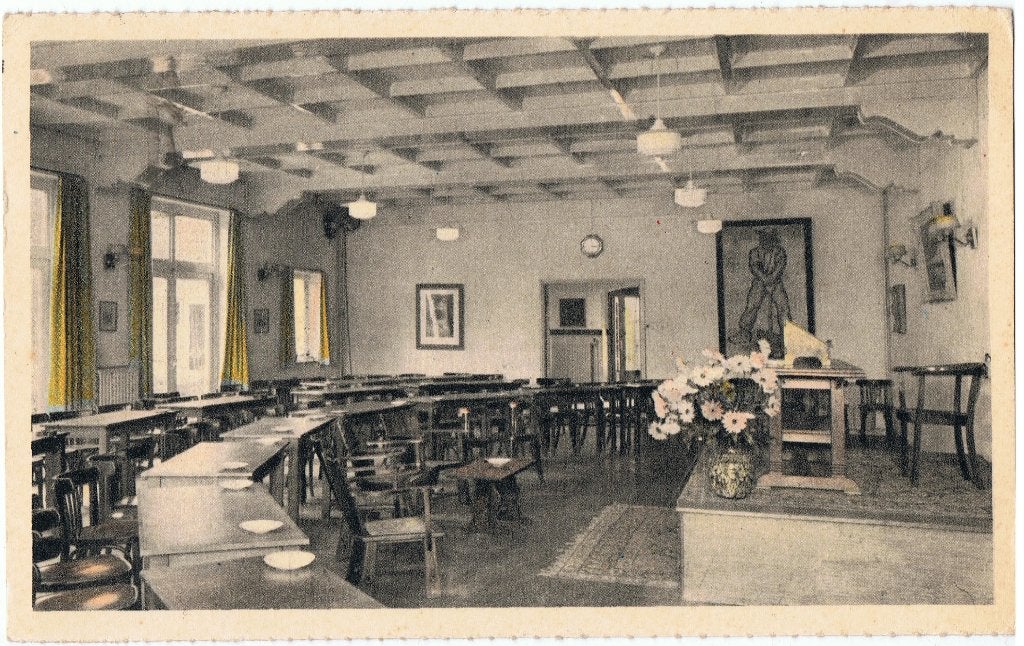 Baarn zaal gemeenschapsoord Drakenburgh, gelopen 1958, Verzenden, 1940 tot 1960, Gelopen, Utrecht
