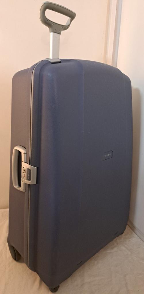 Samsonite Aeris Spinner koffer 4 wielen TSA cijferslot adres, Hard kunststof, 45 tot 55 cm, Ophalen of Verzenden, Zo goed als nieuw