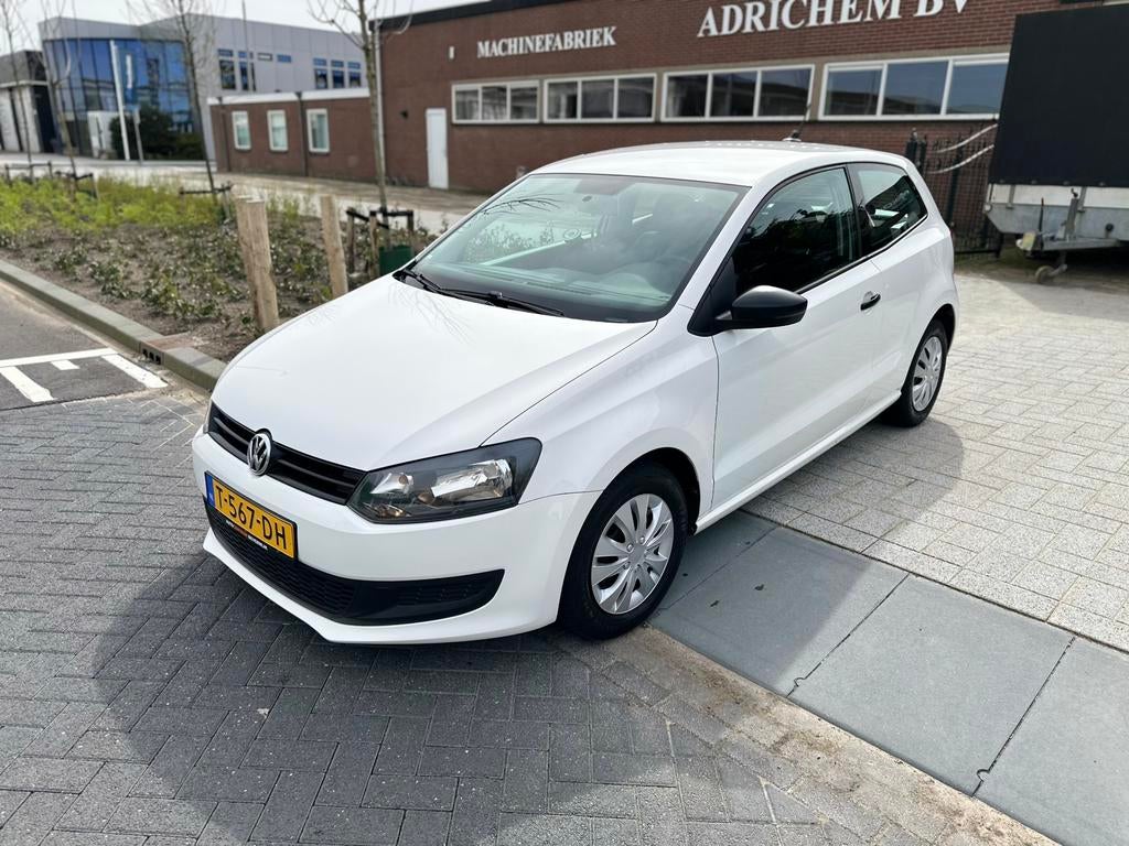Volkswagen Polo 1.2 6V 44KW 5D My2009 2012 Wit, Voorwielaandrijving, Euro 5, 40 €/maand, Zwart