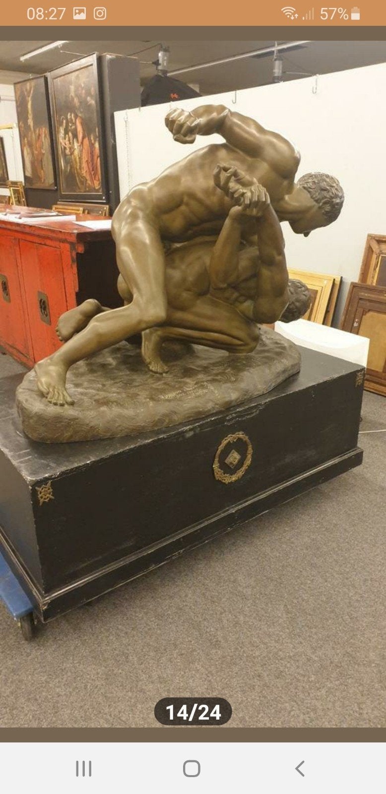 gezocht aparte antieke bronzen of marmeren beelden, Ophalen