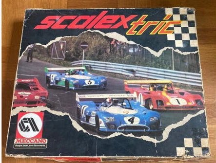 Vintage Scalextric racebaan, Ophalen of Verzenden, Elektrisch, Overige merken