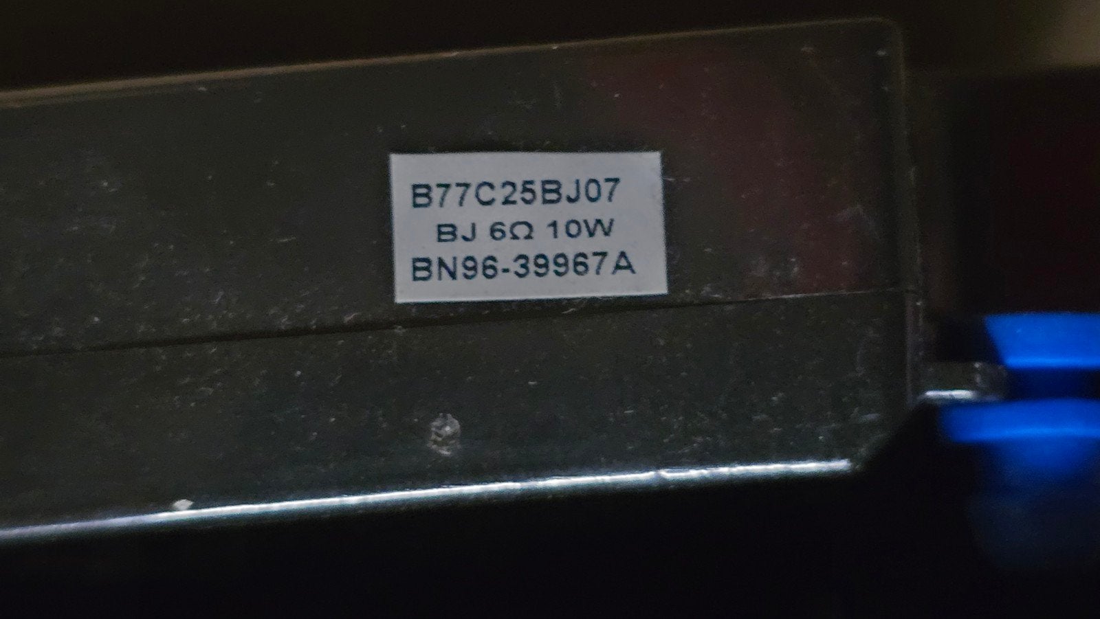 Samsung TV Luidsprekers 10W 6 Ohm (BN96-39967A), Audio, Tv en Foto, Luidsprekers, Ophalen of Verzenden, Gebruikt, Minder dan 60 watt