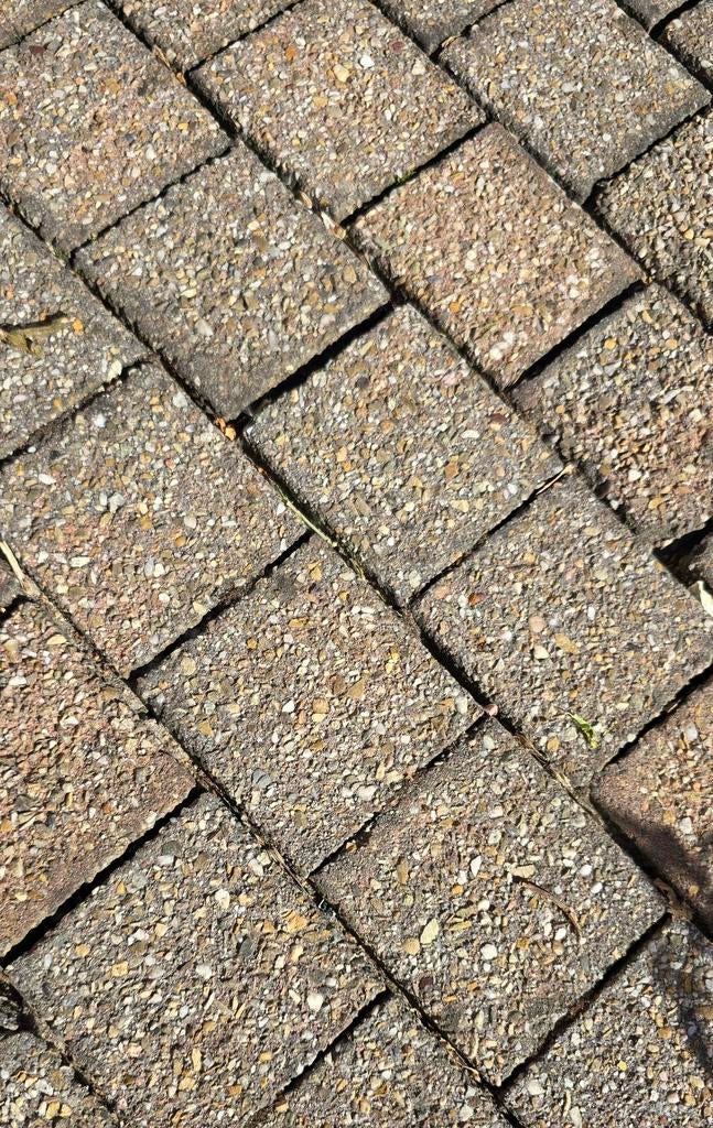 Koppelstones (10x10x6) ca. 11.5 m2, Tuin en Terras, Tegels en Klinkers, Ophalen, Gebruikt, Klinkers, 10 m² of meer