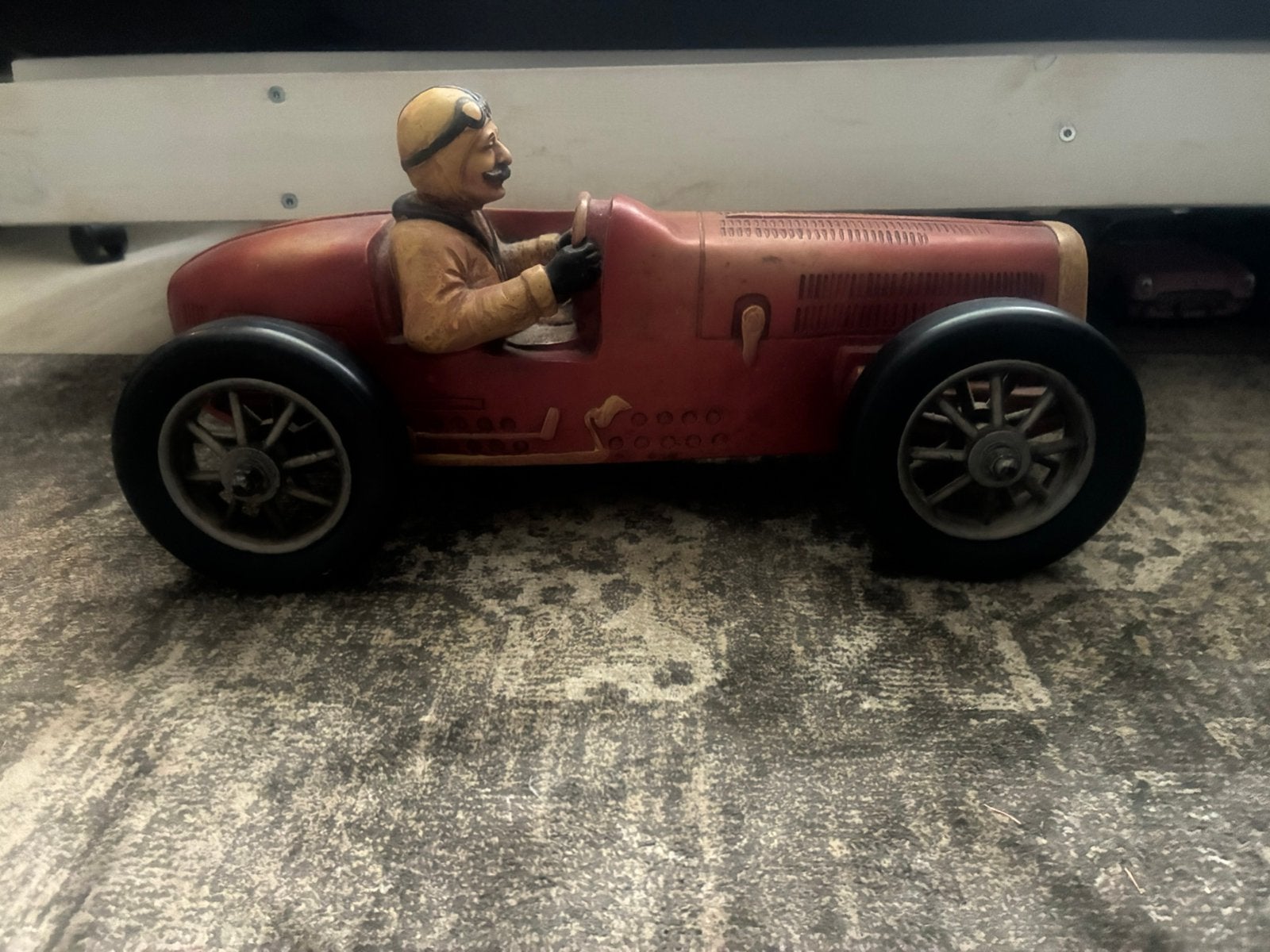 Raceauto Bugatti Rood (klein), Hobby en Vrije tijd, Ophalen, Zo goed als nieuw, Auto